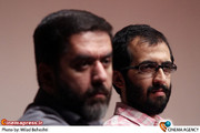 بهروز شعیبی کارگردان و محمود رضوی تهیه کننده در نشست فیلم دنیای بهتر