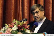  علی جنتی وزیر ارشاد در مراسم تودیع و معارفه معاون وزیر و رئیس سازمان سینمایی