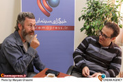 مسعود صفوی و بهرام عظیمی در نشست بررسی شخصیت های انیمیشن ایرانی