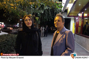 آنا نعمتی و محمد هادی کریمی  در شب همت عالی اکران«بشارت شهروند هزاره سوم» برای آزادی زندانیان