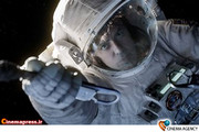 جرج کلونی در نمایی ازفیلم «جاذبه»پرفروش ترین فیلم سینماهای جهان