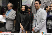 ساره بیات در  مراسم اکران خصوصی فیلم «آزادراه» به کارگردانی عباس رافعی
