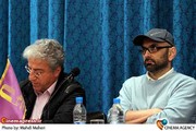 علیرضا خمسه و حبیب رضایی  در مجمع عمومی انجمن بازیگران خانه سینما 