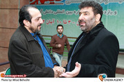 علیرضا رضا داد و حدادیان در  اکران خصوصی فیلم «سر به مهر» در سینما فلسطین