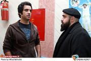 منوچهر هادی در  اکران خصوصی فیلم «سر به مهر» در سینما فلسطین