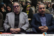 مسافر آستانه و محمد توکلی در مراسم تودیع و معارفه مدیر عامل انجمن سینمای جوانان 