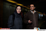 هانیه توسلی و حسین یاری در فیلم سینمایی «ابرهای ارغوانی» به کارگردانی سیامک شایقی