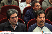 پیمان قاسم خانی و خشایار الوند درجلسه مجمع عمومی کانون فیلمنامه نویسان