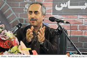 حسین مسافر آستانه در نشست خبری دومین جشنواره بین‌المللی فیلم ویدیویی «یاس»