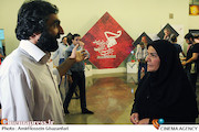 انسیه شاه حسینی و هادی مقدم دوست در افتتاحیه سیزدهمین جشنواره بین المللی فیلم مقاومت
