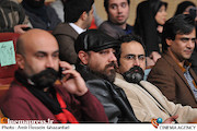 وحید جلیلوند و برزو ارجمند در افتتاحیه سی و سومین جشنواره بین‌المللی فیلم فجر