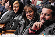 محسن کیایی و مهتاب کرامتی در افتتاحیه سی و سومین جشنواره بین‌المللی فیلم فجر