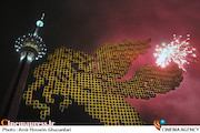 نورافشانی برج میلاد به مناسبت بهار انقلاب اسلامی