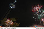 نورافشانی برج میلاد به مناسبت بهار انقلاب اسلامی