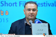 علی قربانی در نشست خبری نهمین جشنواره فیلم دینی رویش