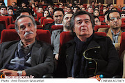 رضا رویگری و سیاوش طهمورث در اختتامیه نهمین جشنواره فیلم کوتاه دینی رویش