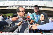 علیرضا رضاداد در جمع خبرنگاران در افتتاحیه بخش بین‌الملل سی و سومین جشنواره فیلم فجر