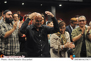 جمشید هاشم پور در اکران خصوصی فیلم سینمایی«هاری»