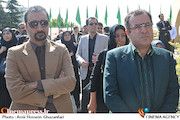 محمود گبرلو در تشییع پیکر مرحوم مهران دوستی