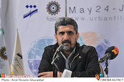 یزدان عشیری در نشست خبری پنجمین جشنواره بین‌المللی فیلم شهر