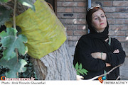 لیلی رشیدی در تشییع پیکر زنده یاد هما روستا 