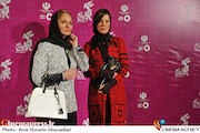 مهناز افشار و سارا بهرامی در افتتاحیه سی و چهارمین جشنواره فیلم فجر