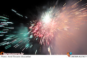 نورافشانی برج میلاد به مناسبت پیروزی انقلاب اسلامی