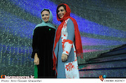 ماه چهره خلیلی و گلاره عباسی در اکران خصوصی فیلم سینمایی«هیهات»