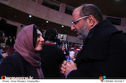 امیر جعفری و ستاره اسکندری در افتتاحیه سی و پنجمین جشنواره فیلم فجر