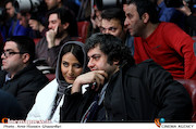 سامان سالور و سمیرا حسین پور در افتتاحیه سی و پنجمین جشنواره فیلم فجر