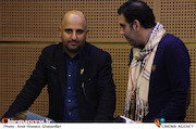 مسعود نجفی در نشست خبری فیلم سینمایی«چراغ های ناتمام»