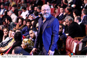 امیر آقایی در اختتامیه سی و پنجمین جشنواره فیلم فجر