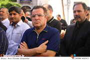محمود گبرلو در تشییع پیکر مرحوم حبیب‌الله کاسه ساز