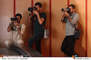 عکاسان حاضر در نشست رسانه ای بیست و پنجمین جشنواره سراسری تئاتر سوره