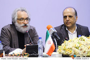 جعفر گودرزی و جواد طوسی در در نشست رسانه ای یازدهمین جشن بزرگ منتقدان و نویسندگان سینمایی ایران