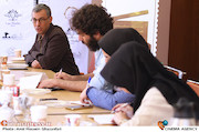مصطفی احمدی در نشست خبری هشتمین جشن برنامه‌ریزان و دستیاران کارگردان خانه سینما