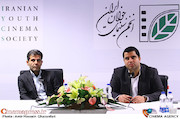 سیدصادق موسوی و همایون قنواتی در نشست خبری جشنواره سینمای جوان «اروند»