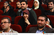 فضه سادات حسینی در اختتامیه هشتمین جشنواره مردمی فیلم عمار
