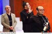 علیرضا علویان در مراسم اختتامیه سی و ششمین جشنواره فیلم فجر