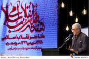 مرتضی سرهنگی در مراسم انتخاب چهره سال هنر انقلاب اسلامی