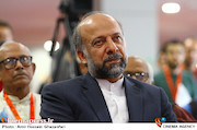 محمدمهدی حیدریان در بازدید وزیر فرهنگ و ارشاد اسلامی از سی و ششمین جشنواره جهانی فیلم فجر