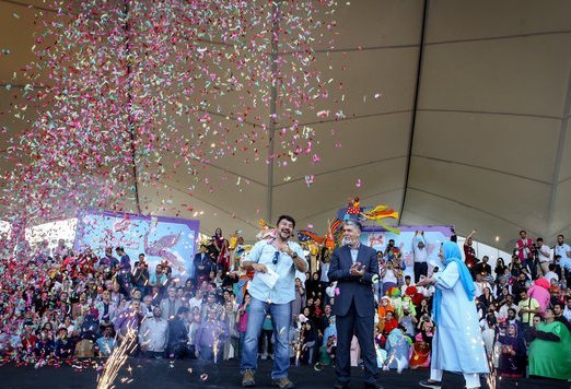  مراسم افتتاحیه هفدهمین جشنواره بین المللی تئاتر عروسکی تهران مبارک 