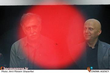 مرتضی رزاق کریمی و همایون اسعدیان در نشست خبری هیات مدیره جامعه اصناف سینمای ایران