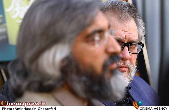 نادر طالب زاده و وحید جلیلی در دومین نشست خبری نهمین جشنواره مردمی فیلم عمار