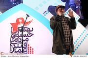 سیروس مقدم در مراسم اختتامیه نهمین جشنواره مردمی فیلم عمار