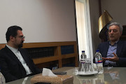 نشست مشترک معاون هنری وزیر فرهنگ و ارشاد اسلامی و رییس دانشگاه تهران