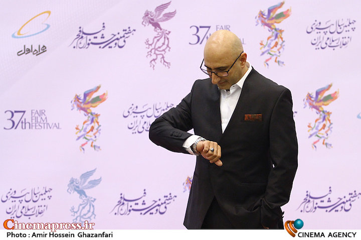منصور ضابطیان در افتتاحیه سی‌وهفتمین جشنواره فیلم فجر
