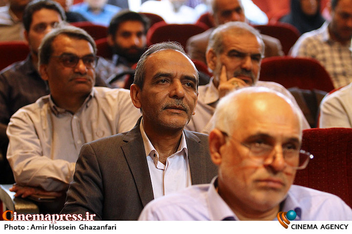 محسن علی اکبری در مراسم تکریم و معارفه مدیرعامل انجمن سینمای انقلاب و دفاع مقدس