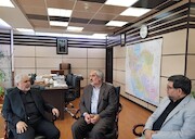 دیدار بهمن مرادنیا استاندار کردستان با علی دارابی