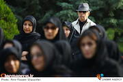 ابوالحسن تهامی نژاد در مراسم تشییع پیکر مرحوم «بیژن علی‌محمدی»